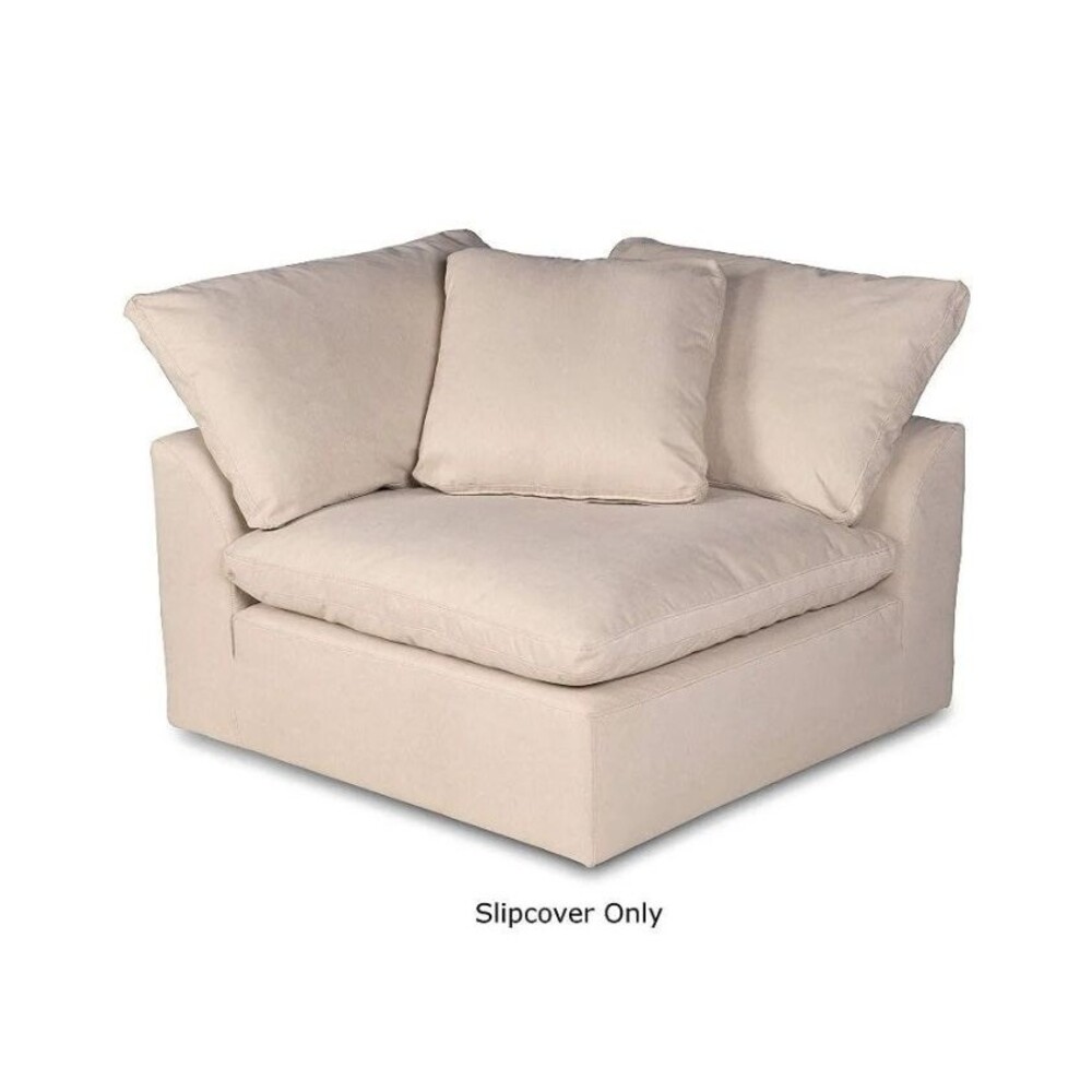 Sunset Trading Cloud Puff Slipcover - Corner Arm Chair, Performance Fabric